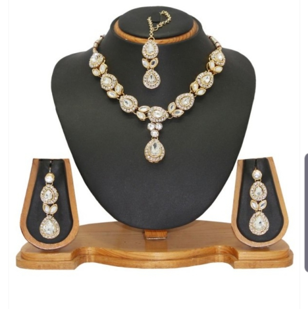 Diamond kundan set